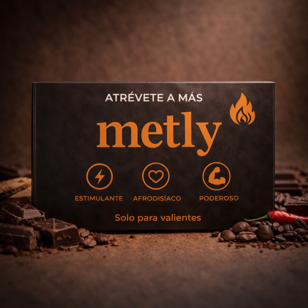 Metly Chocolate™  despierta tus sentidos y aumenta la pasión 100g