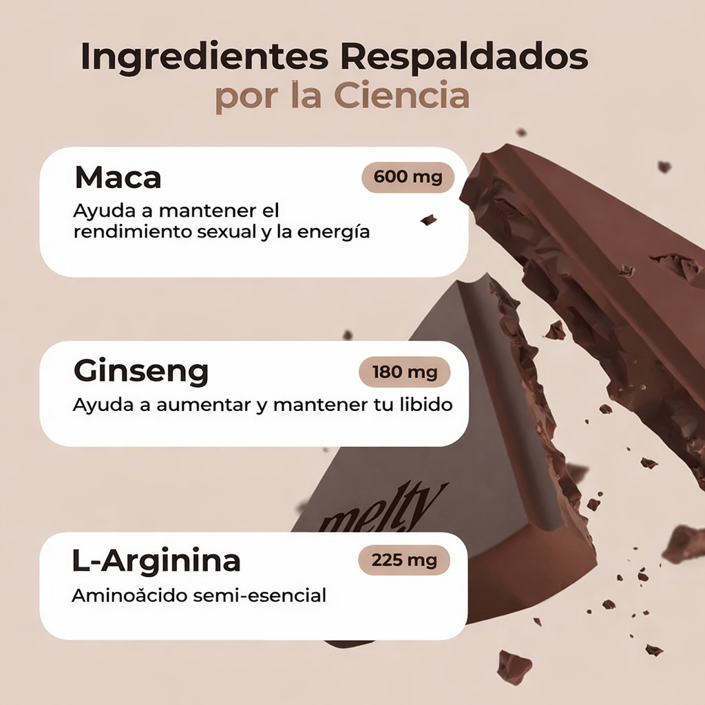 Metly Chocolate™  despierta tus sentidos y aumenta la pasión 100g